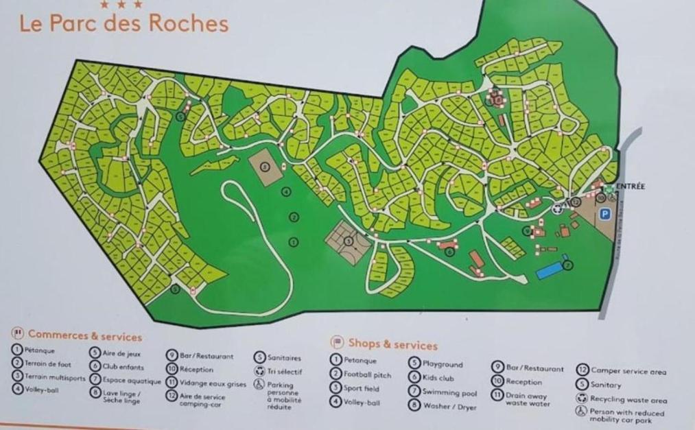 Location Mobil-Home Le Parc Des Roches Saint-Cheron Экстерьер фото